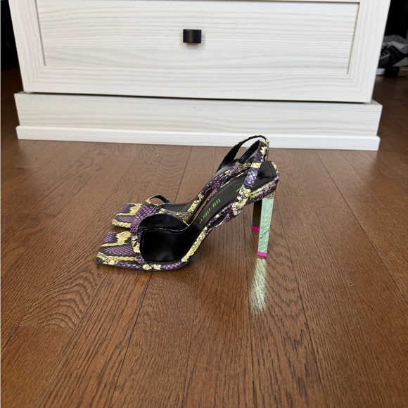 THE ATTICO Ginger Python Sandals - Picture 1 of 11